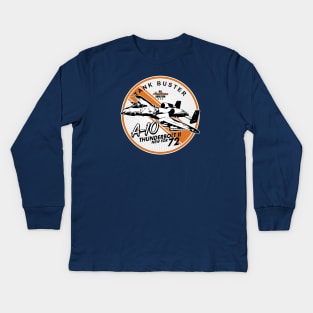 A-10 Thunderbolt II Patch Kids Long Sleeve T-Shirt